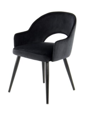Dining Chair With Armrest - MidnightOak