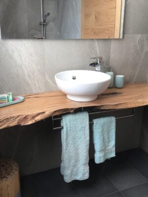 Modern Wooden Sink Countertop - Epoxy Resin