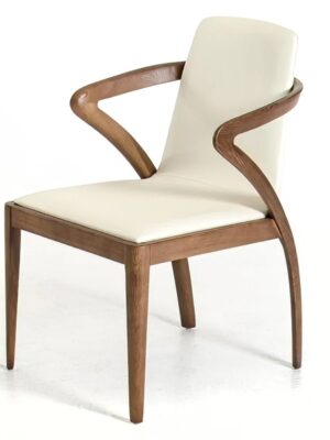 Modern Wooden Dining Chair - IvoryElegance