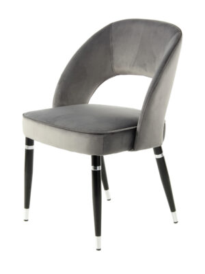 Grey Upholstered Dining Chair- DineEase