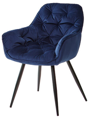 Tufted Velvet Dining Chair - SapphireElegance